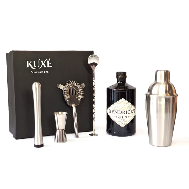 Kit de Accesorios para coctelería con Gin Hendricks