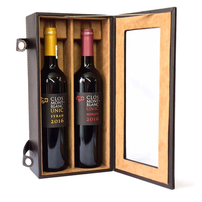 Set Vinos tinto  Clos Montblanc con Estuche 