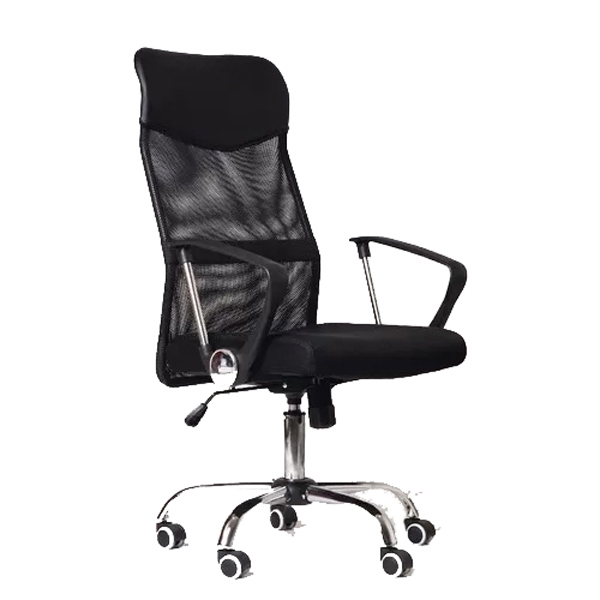 Silla De Oficina Ejecutiva Con Cromado