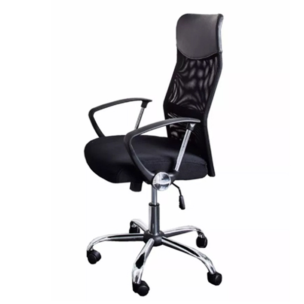 Silla De Oficina Ejecutiva Con Cromado