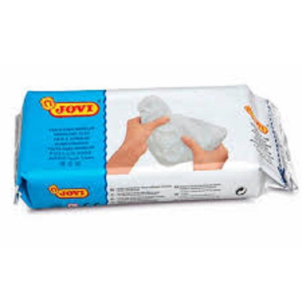 Pasta Para Modelar, Ceramica Fria, Arcilla Jovi 500gr Blanca