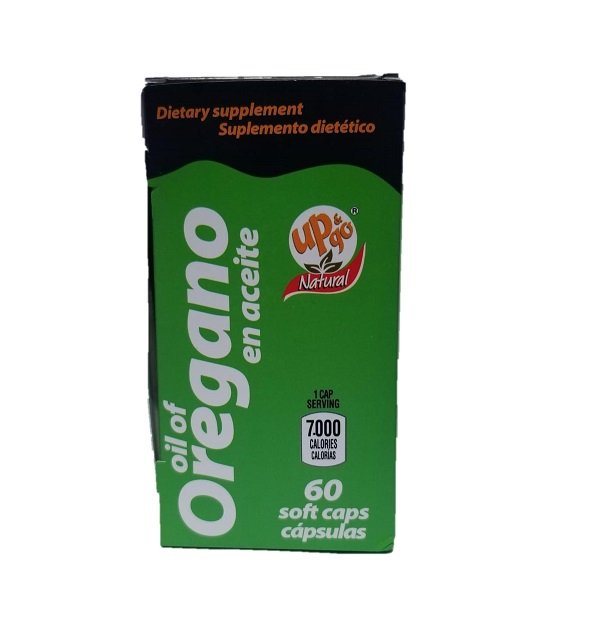 Up and Go aceite de Oregano en capsulas con Antioxidantes y Omega 3