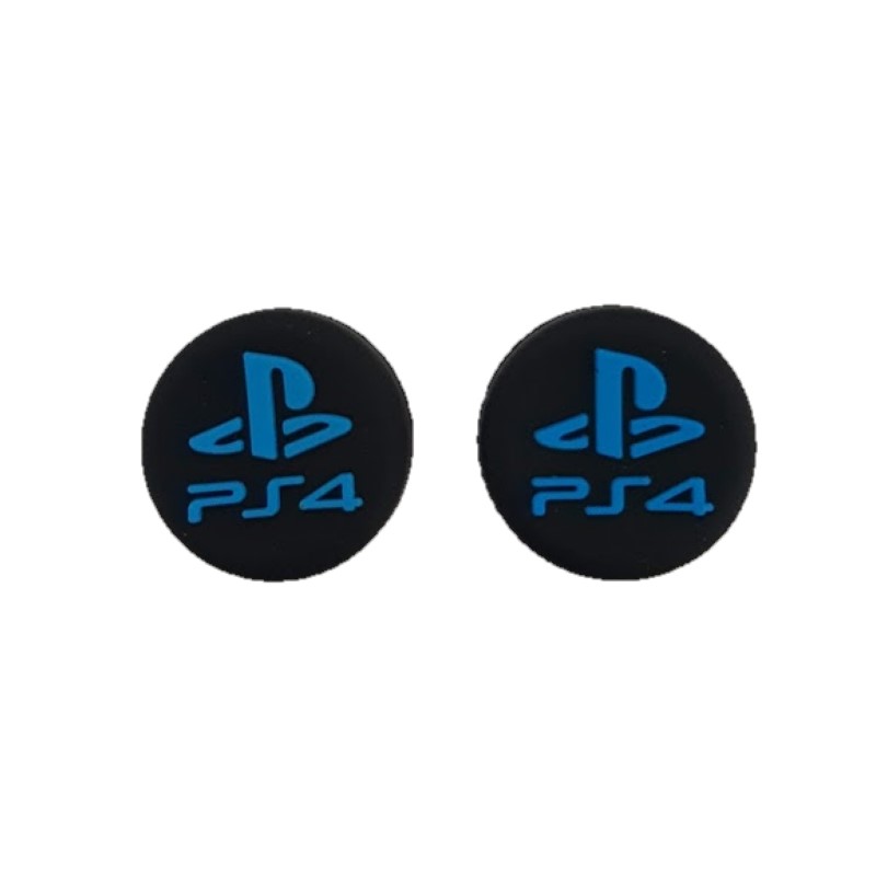 Gomas cubre joysticks para control XBox/PS4 Logo PS4 Azul