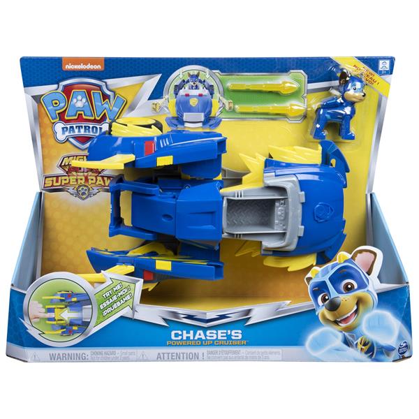 Paw Patrol Carro Chase Mighty Pups Super Paws Spin Master