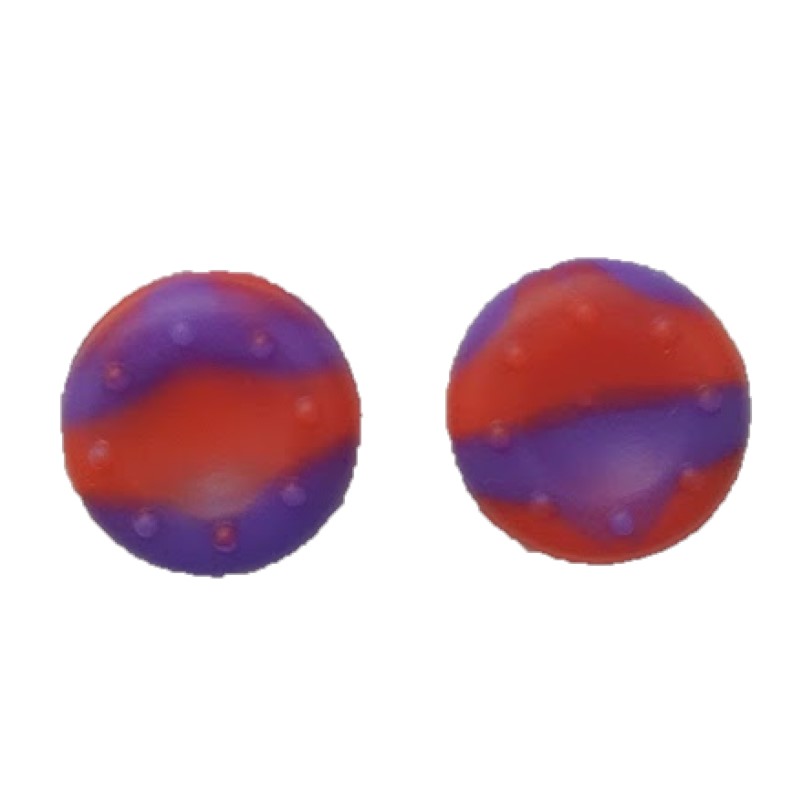 Gomas cubre joysticks para control XBox/PS4 rojo-morado