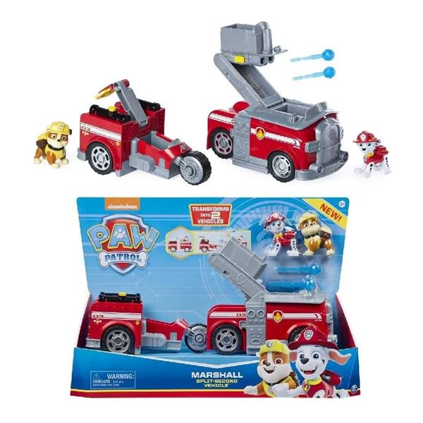 Paw Patrol Camion de Bomberos Marshall Transformable 2-1