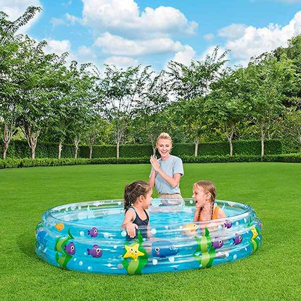 Alberca Infantil Grande Piscina Animales Marinos Inflable para Niños