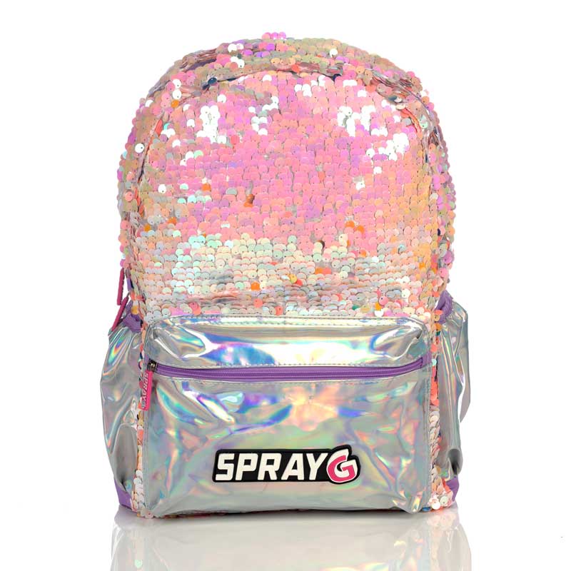 Mochila Lentejuela reversible Multicolor de Spray Girl