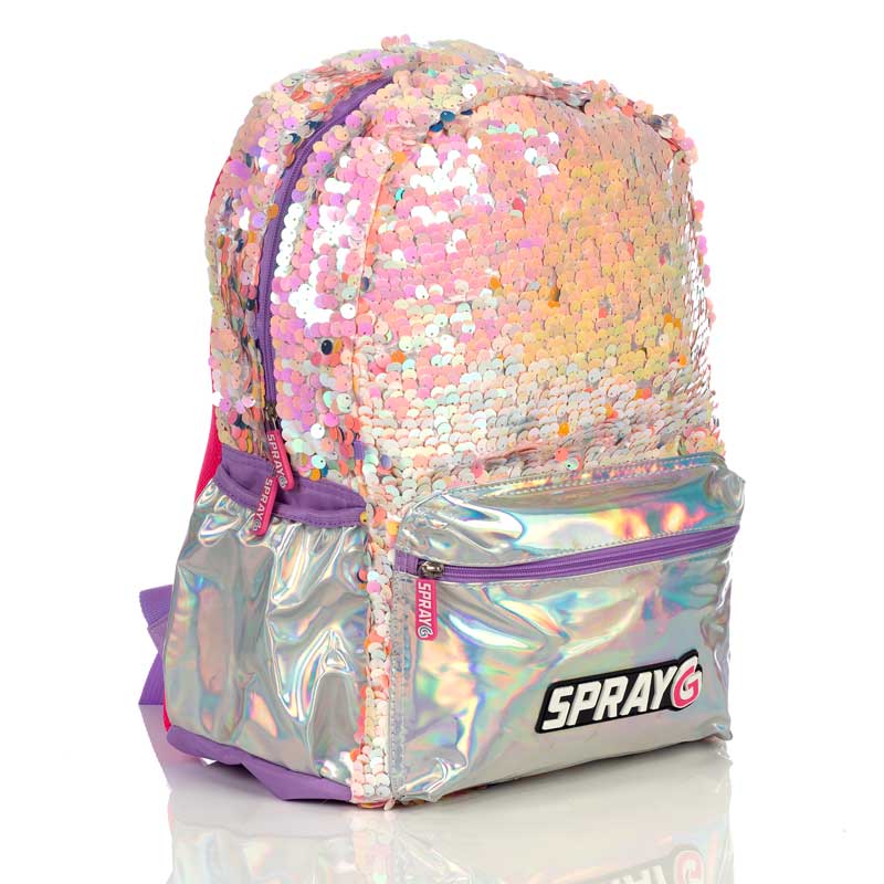 Mochila Lentejuela reversible Multicolor de Spray Girl