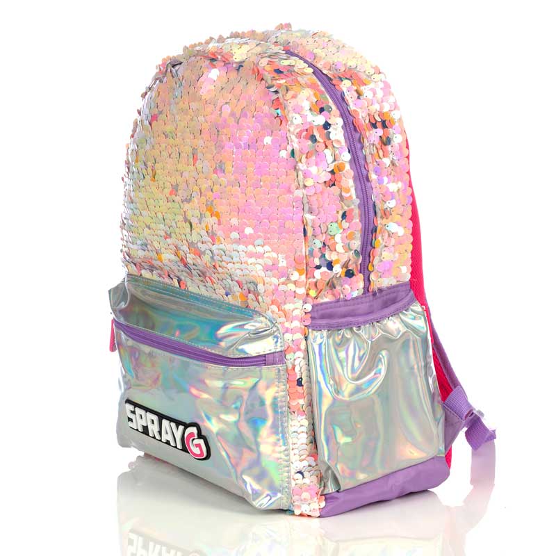 Mochila Lentejuela reversible Multicolor de Spray Girl
