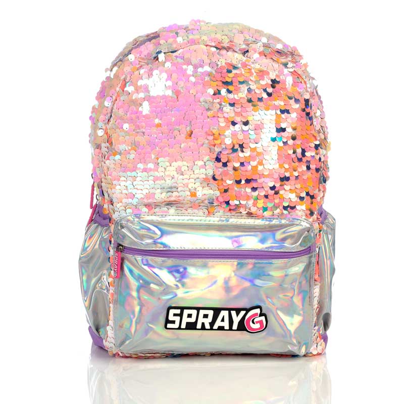 Mochila Lentejuela reversible Multicolor de Spray Girl