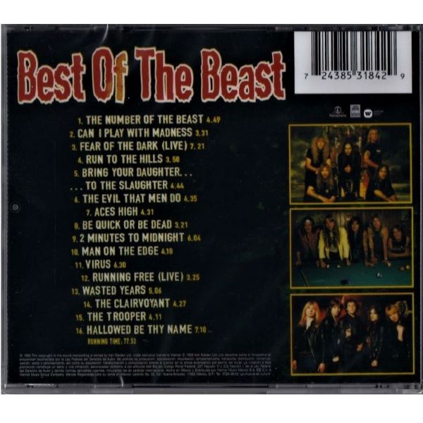 CD Iron Maiden ~ Best of the beast