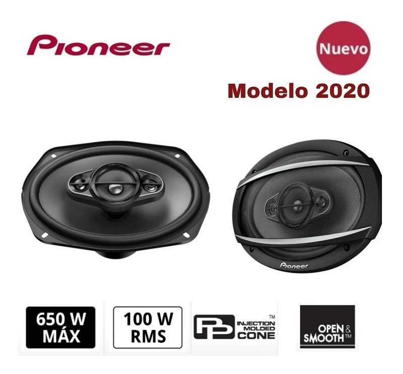 BOCINA PIONEER TS-A6977S 4 VIAS 6X9 650W