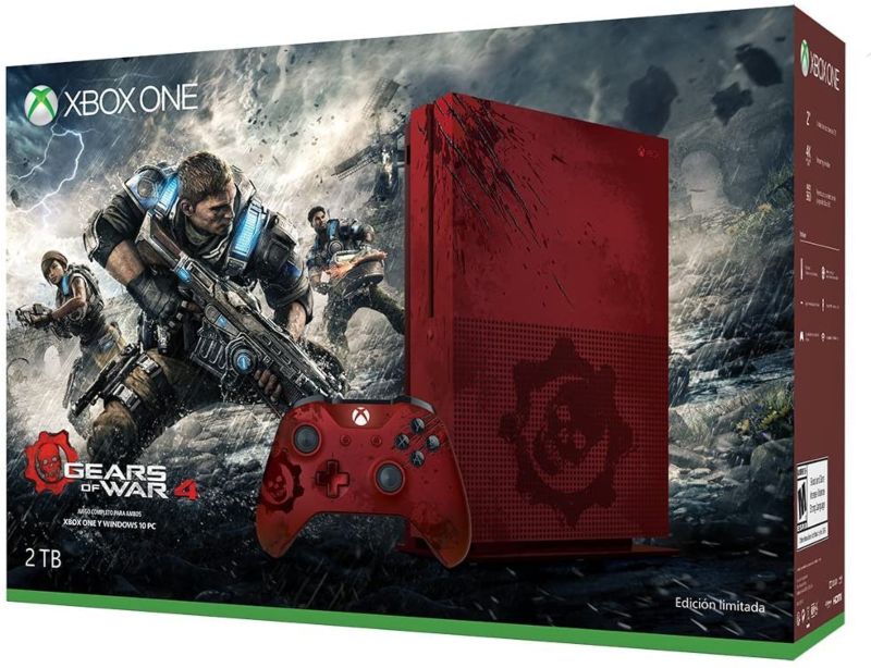 Consola Xbox One S Edición Limitada 2TB Gears of War 4 Bundle Nuevo