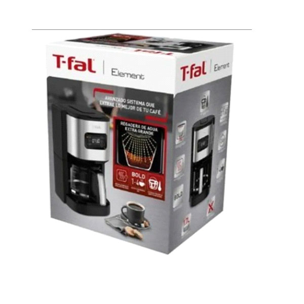 Cafetera T-fal Element De 12 Tasa De Filtro Cm482gmx Digital