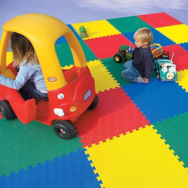 Tapete para Bebé, Niños y Niñas, Alfombra de Foamy Rompecabezas 1.22 x1.22 mts