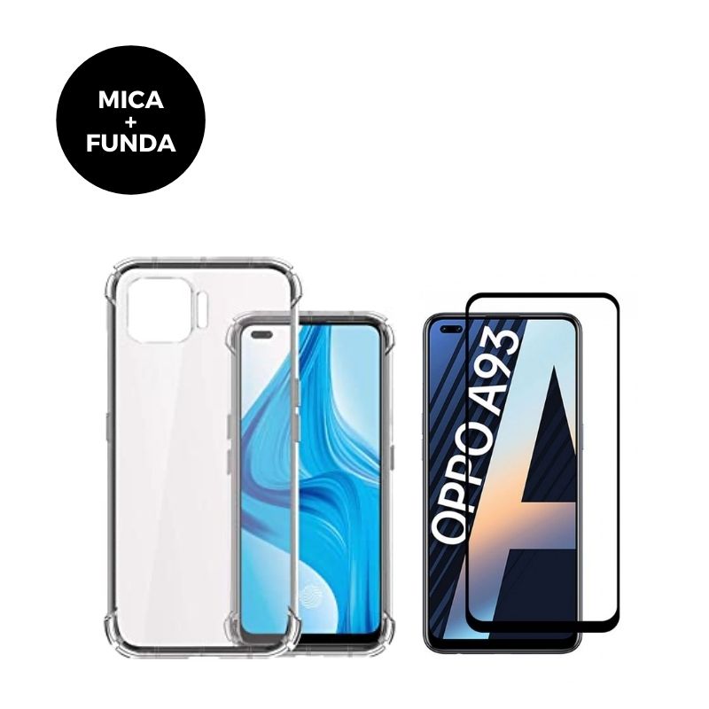 Mica + Funda Oppo A93 Contra Golpes