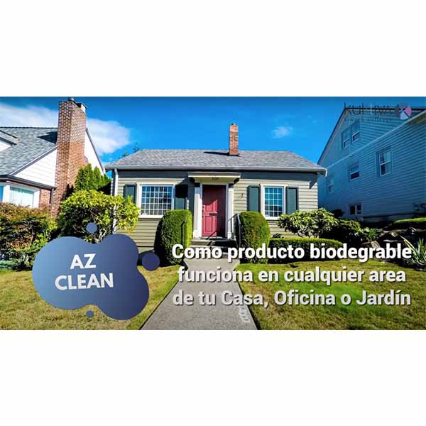 Desinfectante sales cuaternarias de amonio AZ/Agro Clean 500 ML rinde hasta 50 Litros. 