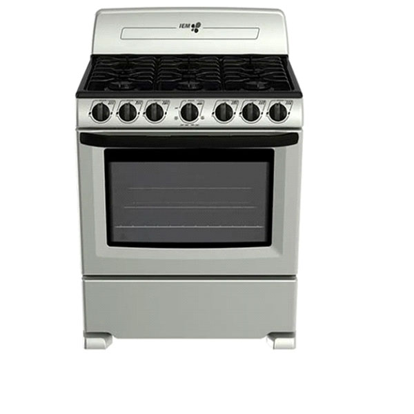 Estufa Gris Iem De 6 Quemadores Ei3020baps0