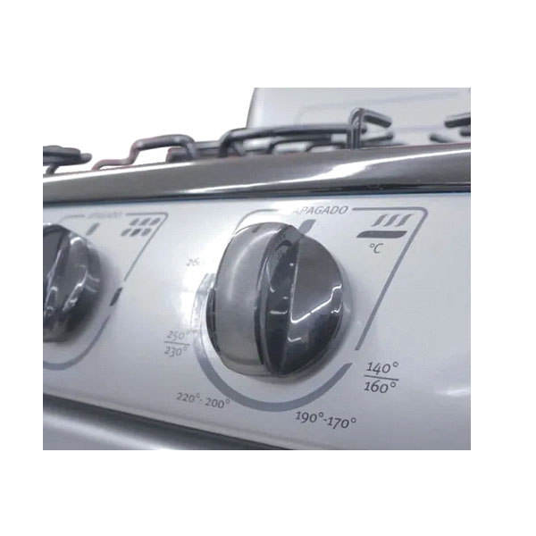 Estufa Gris Iem De 6 Quemadores Ei3020baps0