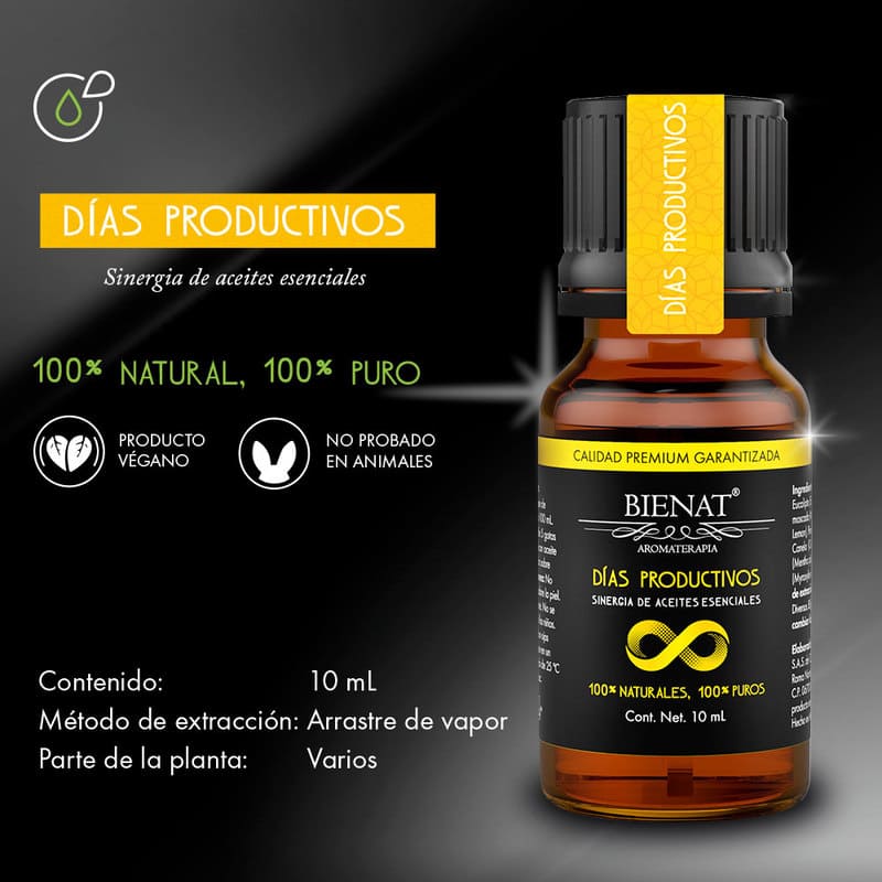 Difusor de aromaterapia con mezcla de aceites esenciales y vapor