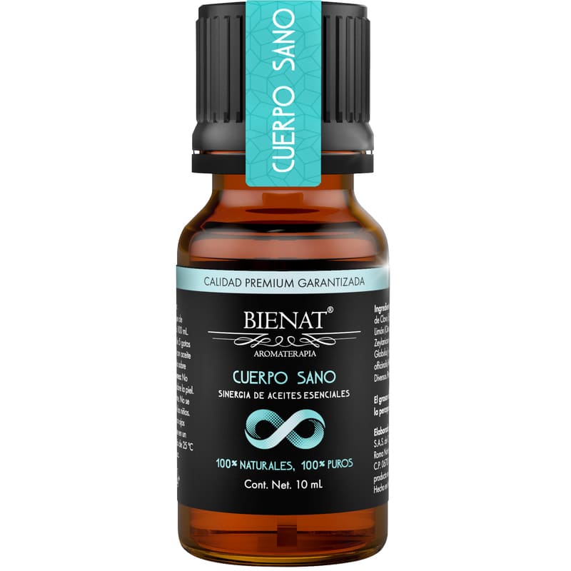 Bienat Aromaterapia Mezcla de Aceites Esenciales Cuerpo Sano 10mL