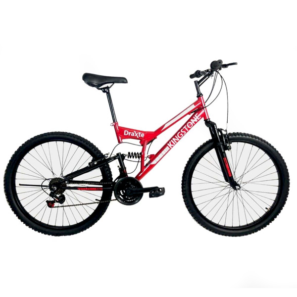 Bicicleta Rodada 26 Kinsgtone Draxter DS 2018 de 21 Velocidades Rojo