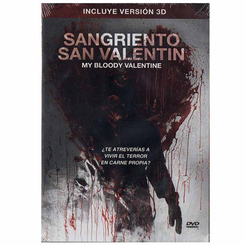 Sangriento San Valentín Edición Especial 2 Discos 3D y 2D Película Dvd