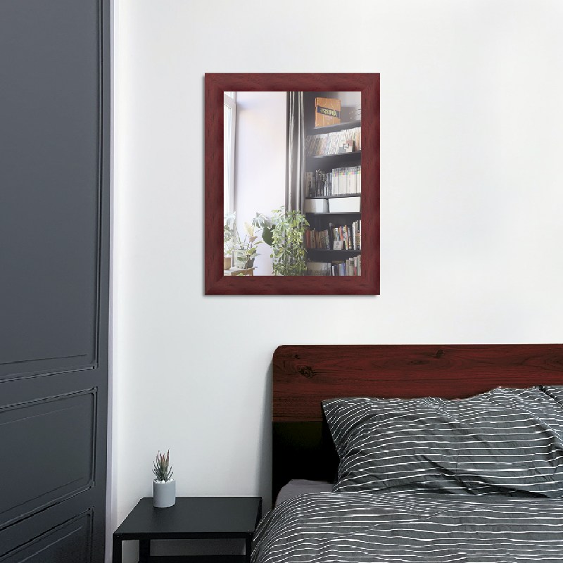 Espejo de Tocador Color Caoba rectangular