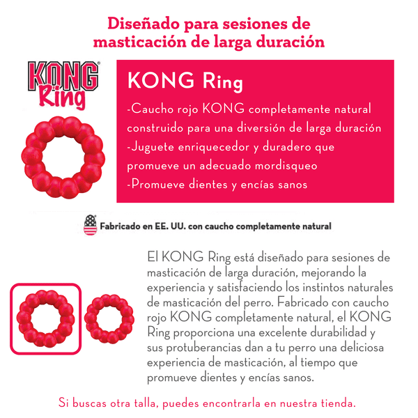 Kong Juguete Perros Kong Ring/Anillo 13-30 Kg Original