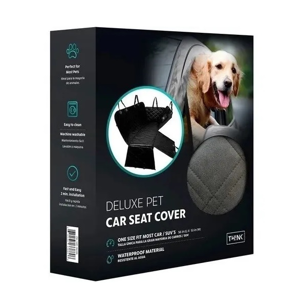 Cubierta para Asientos de Automóvil para Mascotas, Think Design