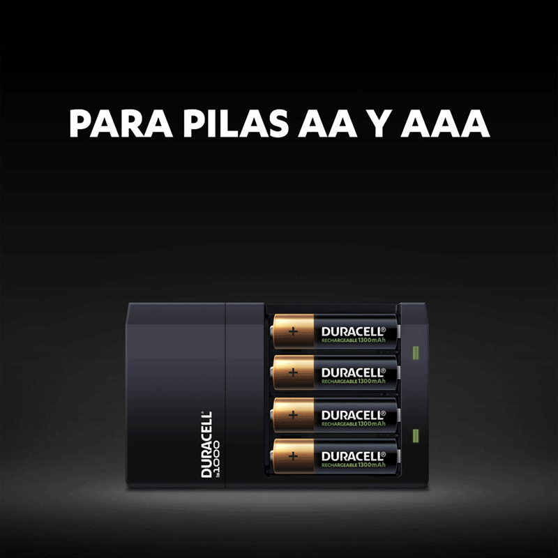 PILAS AAA 900mAh DURACELL RECARGABLES MAS CARGADOR DURACELL