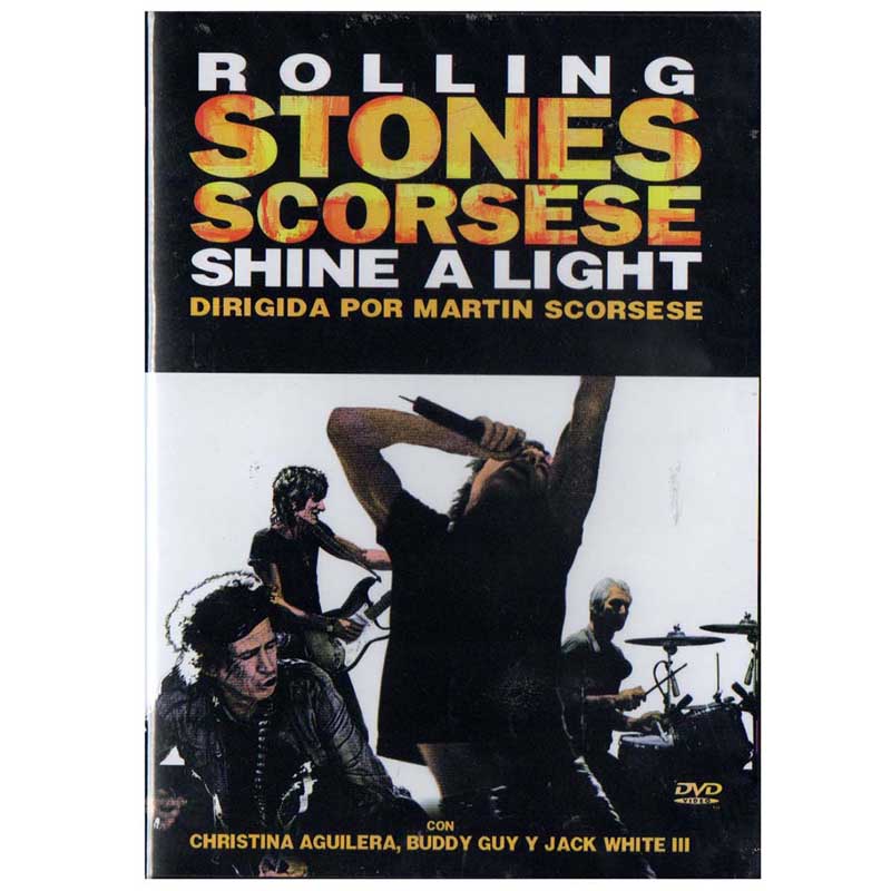 Rolling Stones Scorsese Shine A Light Película Dvd