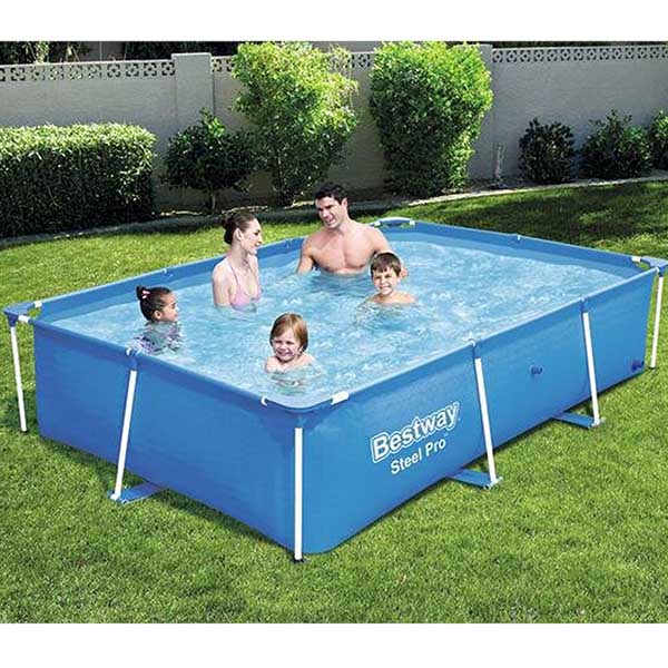 Alberca Piscina Rectangular Familiar Steel Pro 259 m x 1.70 m x 61 cm Bestway