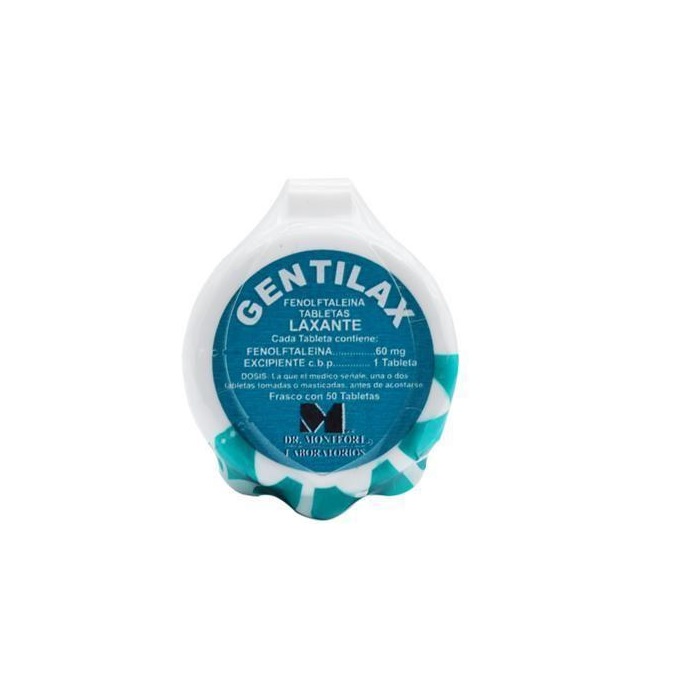 Gentilax Laxante Fenolftaleina 50 Tab