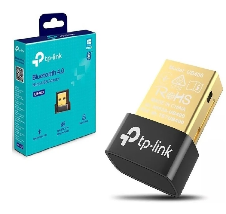 Adaptador NANO USB 2.0 Bluetooth 4.0 TP-LINK UB400 Negro CONVERTIDOR PC LAP USB 10 METROS OFICINA