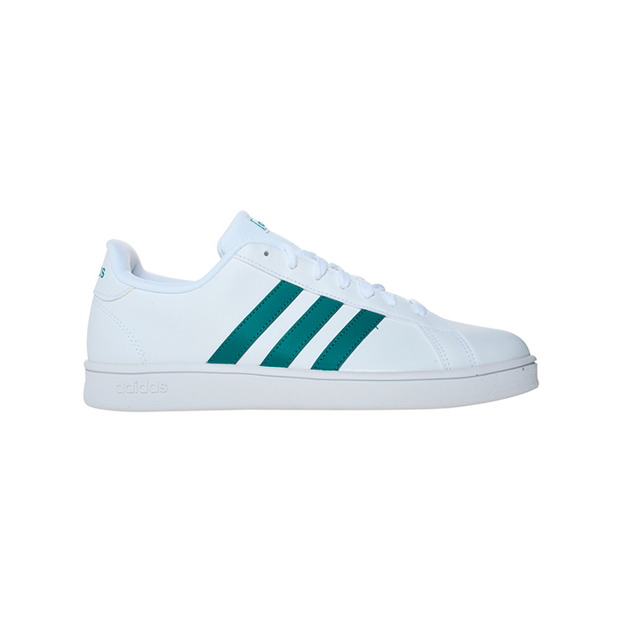 Tenis ADIDAS Hombre GRAND COURT BASE Blanco Verde