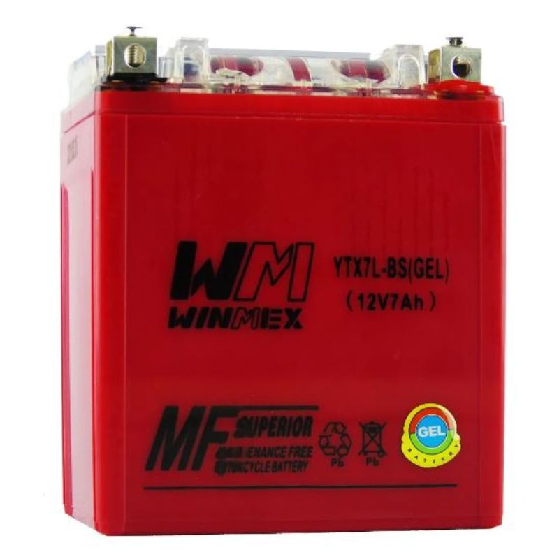 Batería De Gel Ytx7l-bs Para Moto/Motoneta 