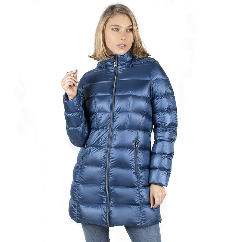 Chamarra Dama Gorro Desmontable DW57-POL7416 Metallic Blue Greenlander