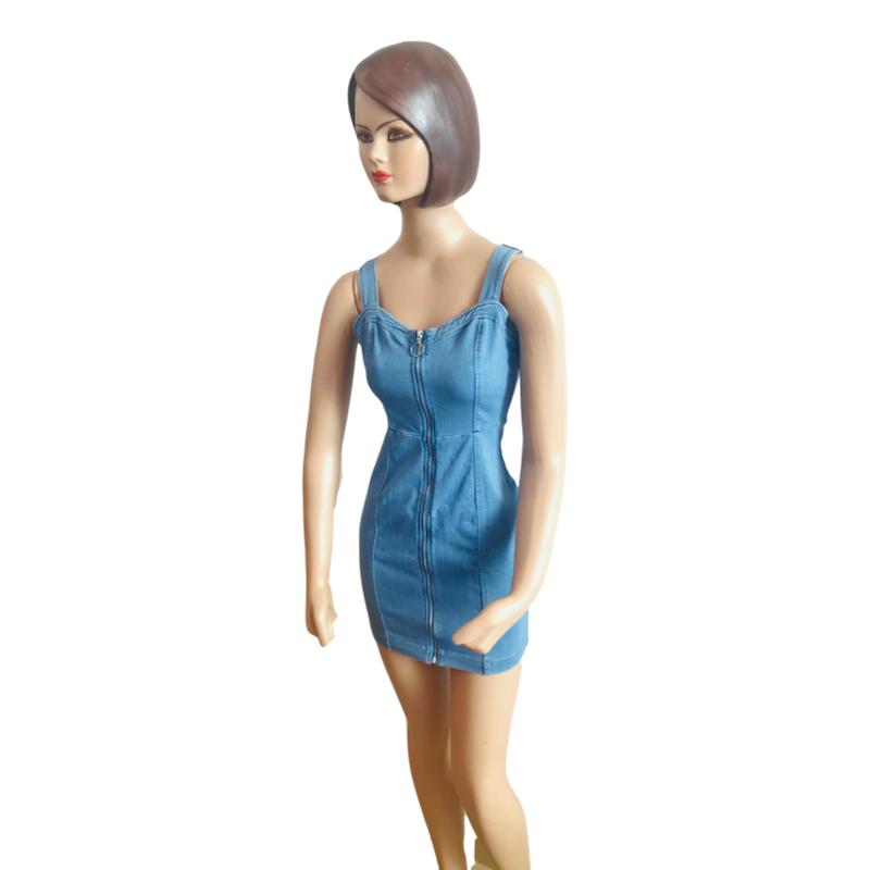 Vestido casual de mezclilla para mujer de fiesta corto stretch IRIS