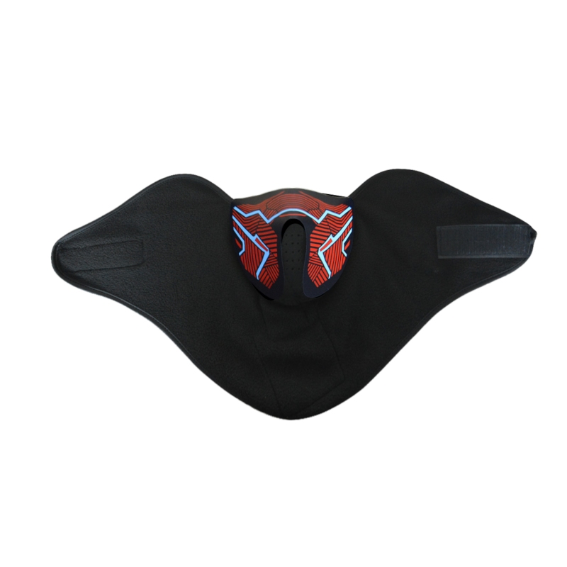 Máscara de LED Audioritmica Tron Rojo SAGAB