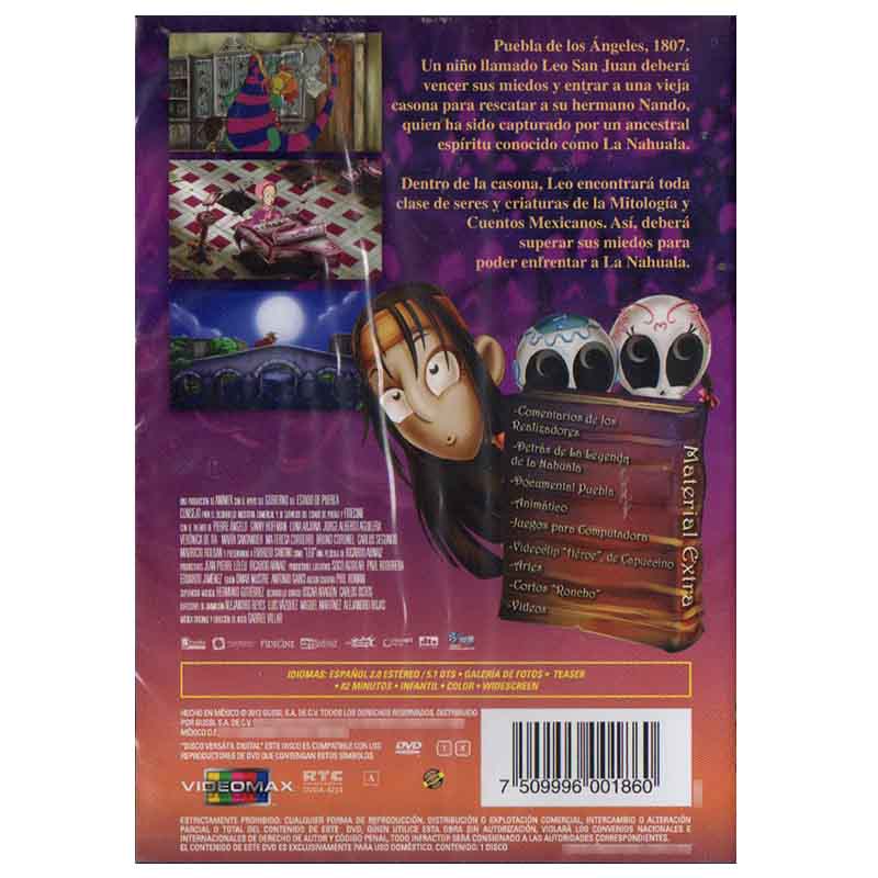 La Leyenda De La Nahuala Edición Especial Película Dvd