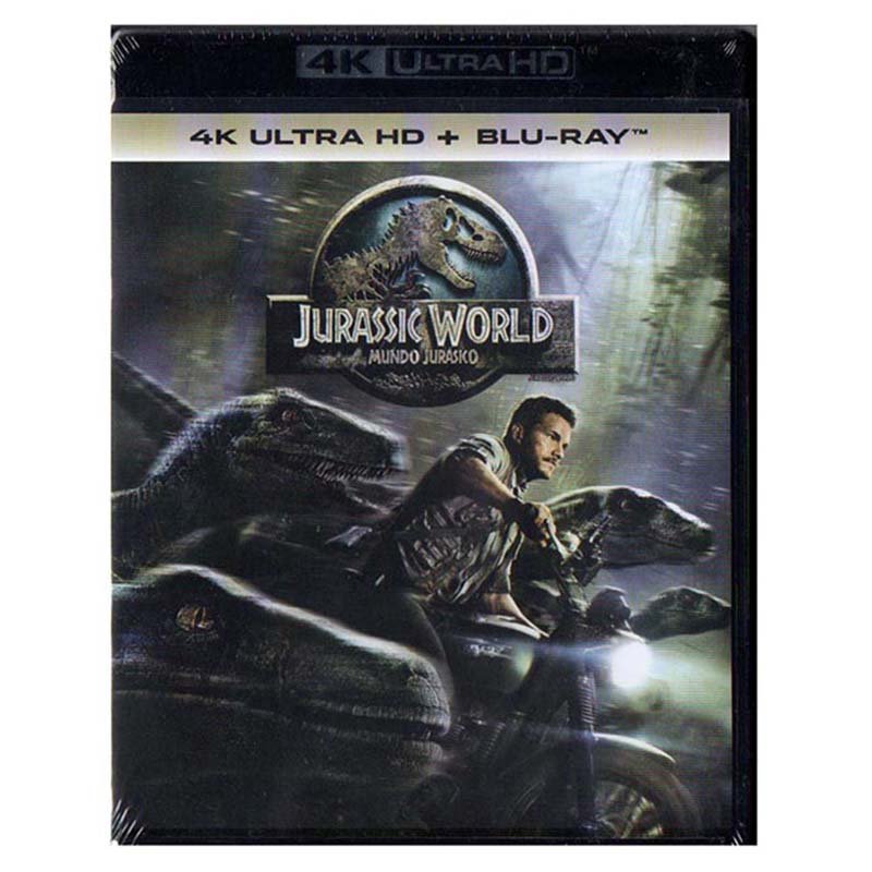 Jurassic World Mundo Jurásiko Película 4k Ultra Hd + Bluray