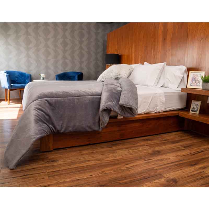 Cobertor Gris Liso Mega King Size