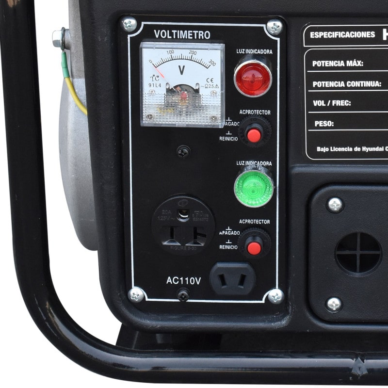 GENERADOR HYUNDAI PORTATIL A GASOLINA 800-1000W - HHY1000