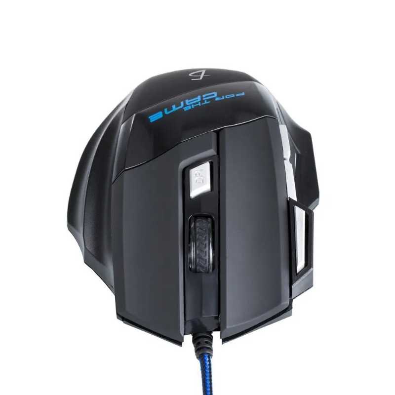 Mouse Gamer óptico alámbrico Gadgets & fun diseño ergonómico  7 botones DPI 1000, 1600, 2400, 3200