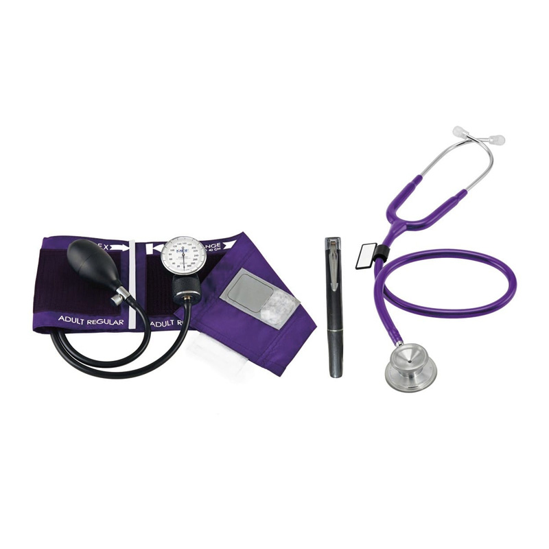 kit estetoscopio baumanometro y penlight mdf