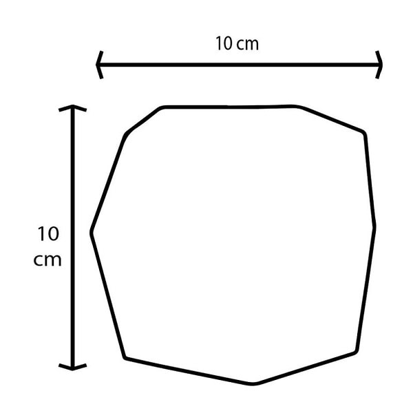 Maceta Minimalista  Plata Interior Suculenta Cactus