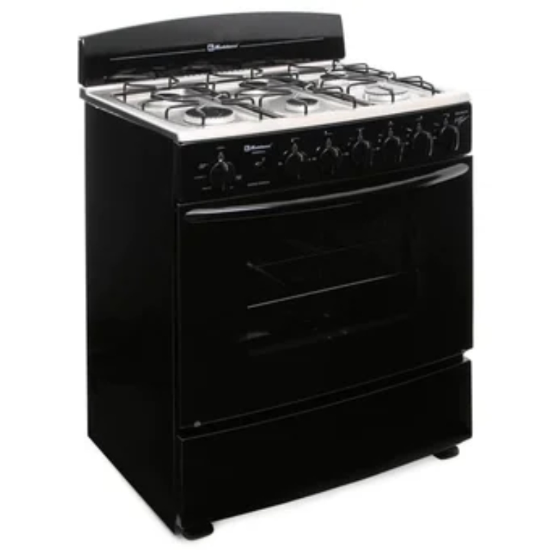 Estufa Koblenz EK 24N Marsella Negro Con 6 Quemadores ORT**