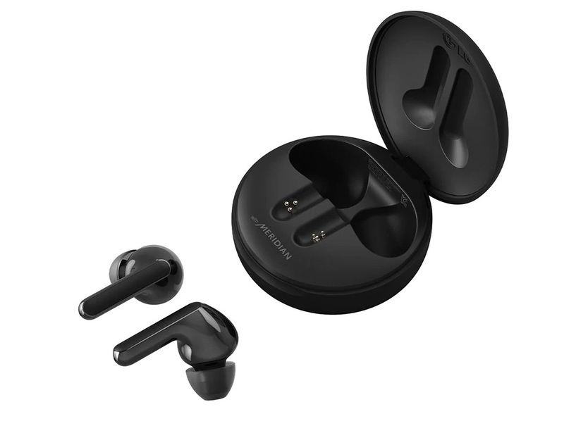 Audífonos Earbuds LG Meridian Inalámbricos Negros Tone Free HBS-FN6